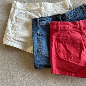 Universal Thread Women's Jean Shorts - Red, White, and Blue